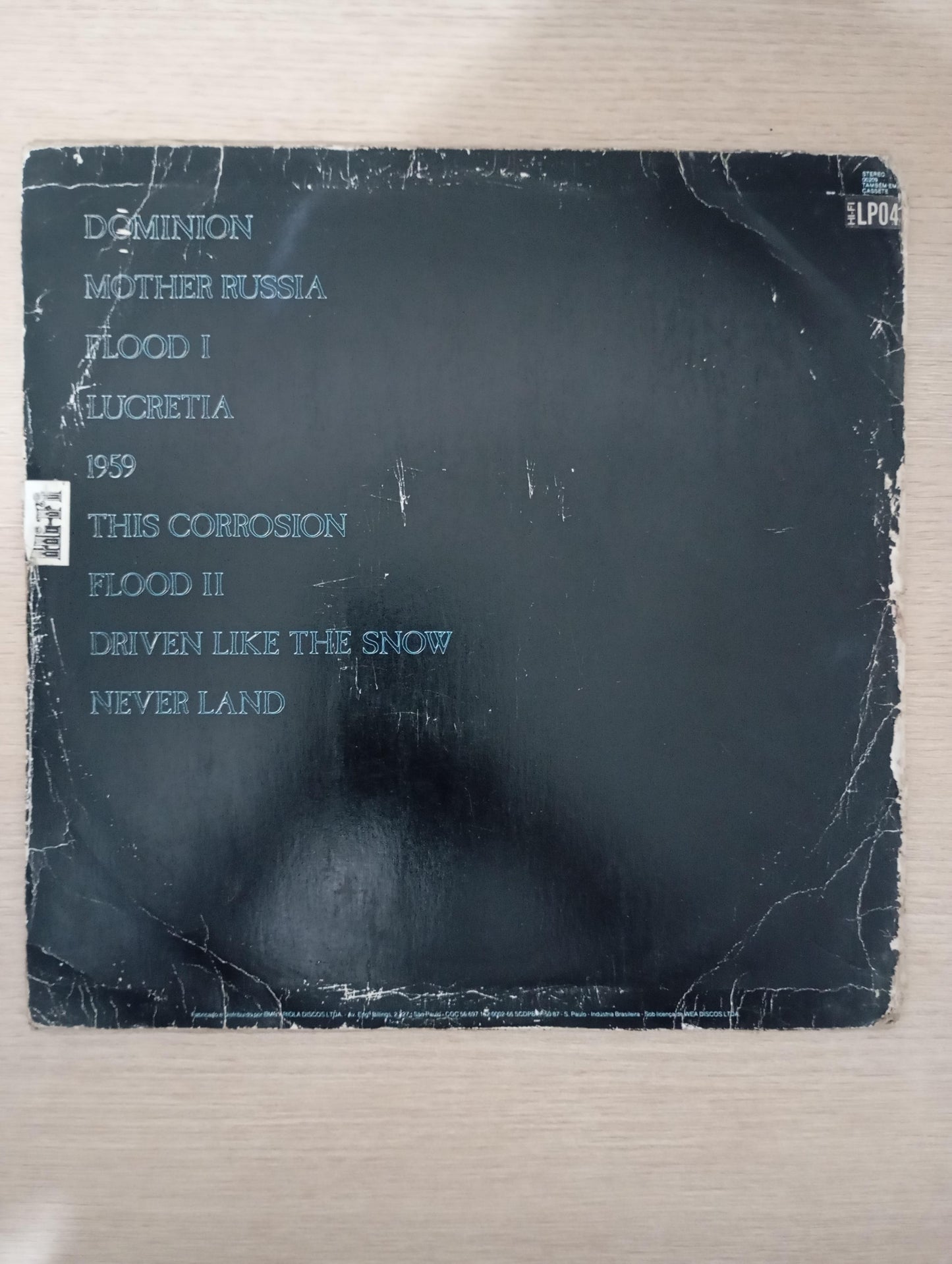Lp Vinil The Sisters Of Mercy Floodland Com Encarte