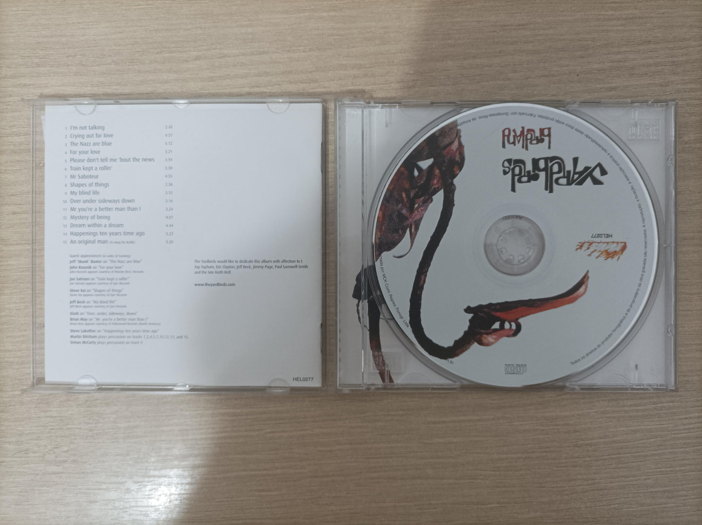 CD The Yardbirds Birdland