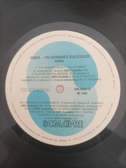 Lp Vinil ABBA Os Grandes Sucessos