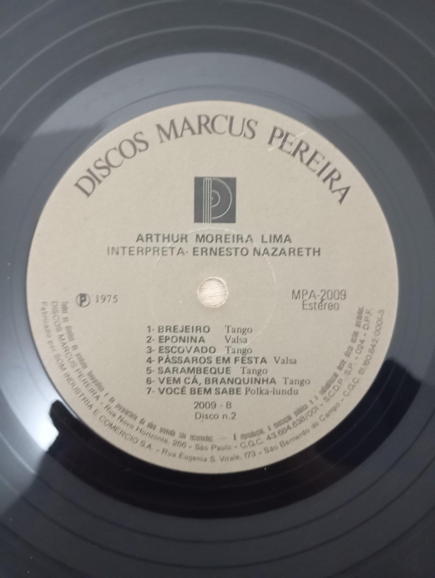 Lp Vinil Arthur Moreira Lima Ernesto Nazareth Duplo