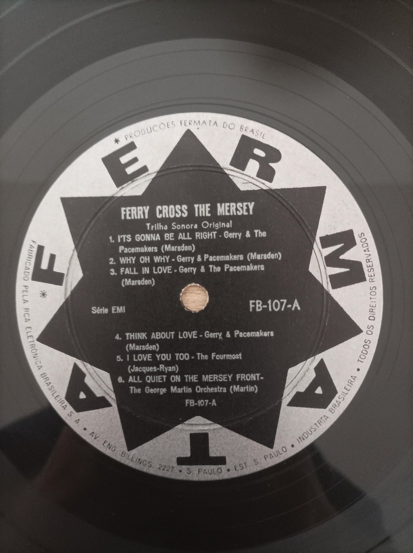 Lp Vinil Gerry & The Pacemakers Ferry Cross The Mersey