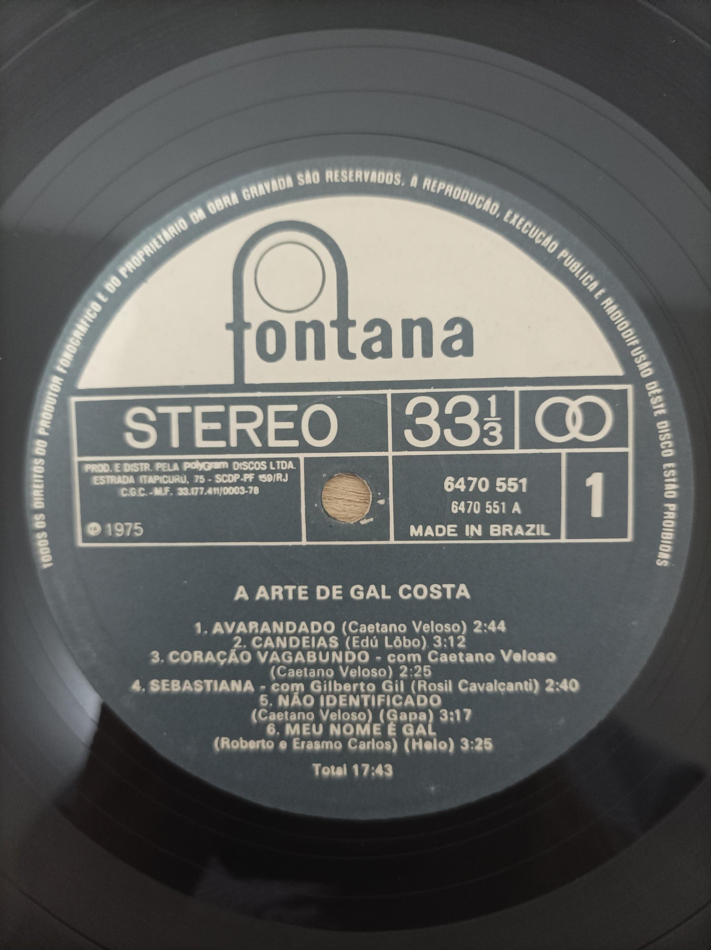 Lp Vinil Gal Costa A arte de Duplo