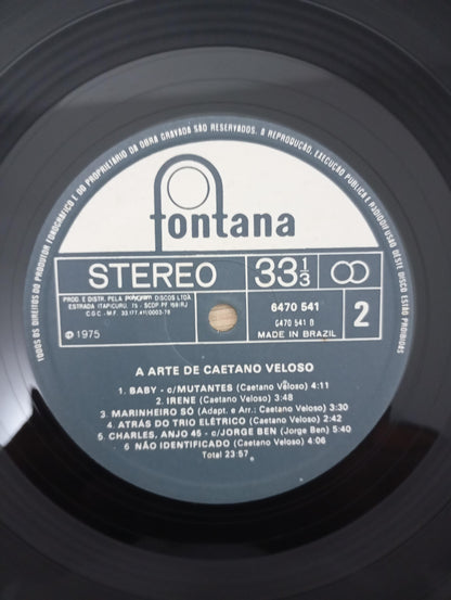 Lp Vinil Caetano Veloso A Arte De Caetano Veloso Duplo