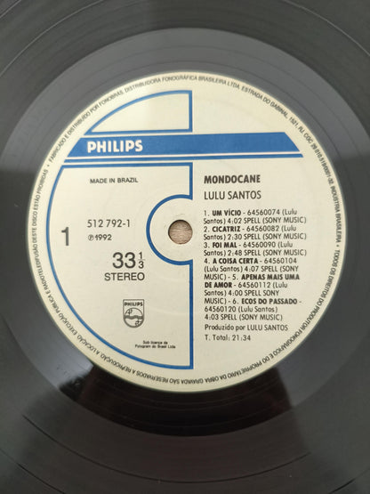 Lp Vinil Lulu Santos Mondo Cane