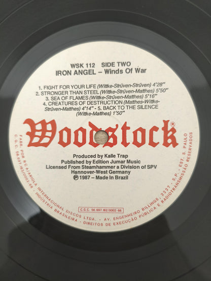 Lp Vinil Iron Angel Winds Of War, Leia