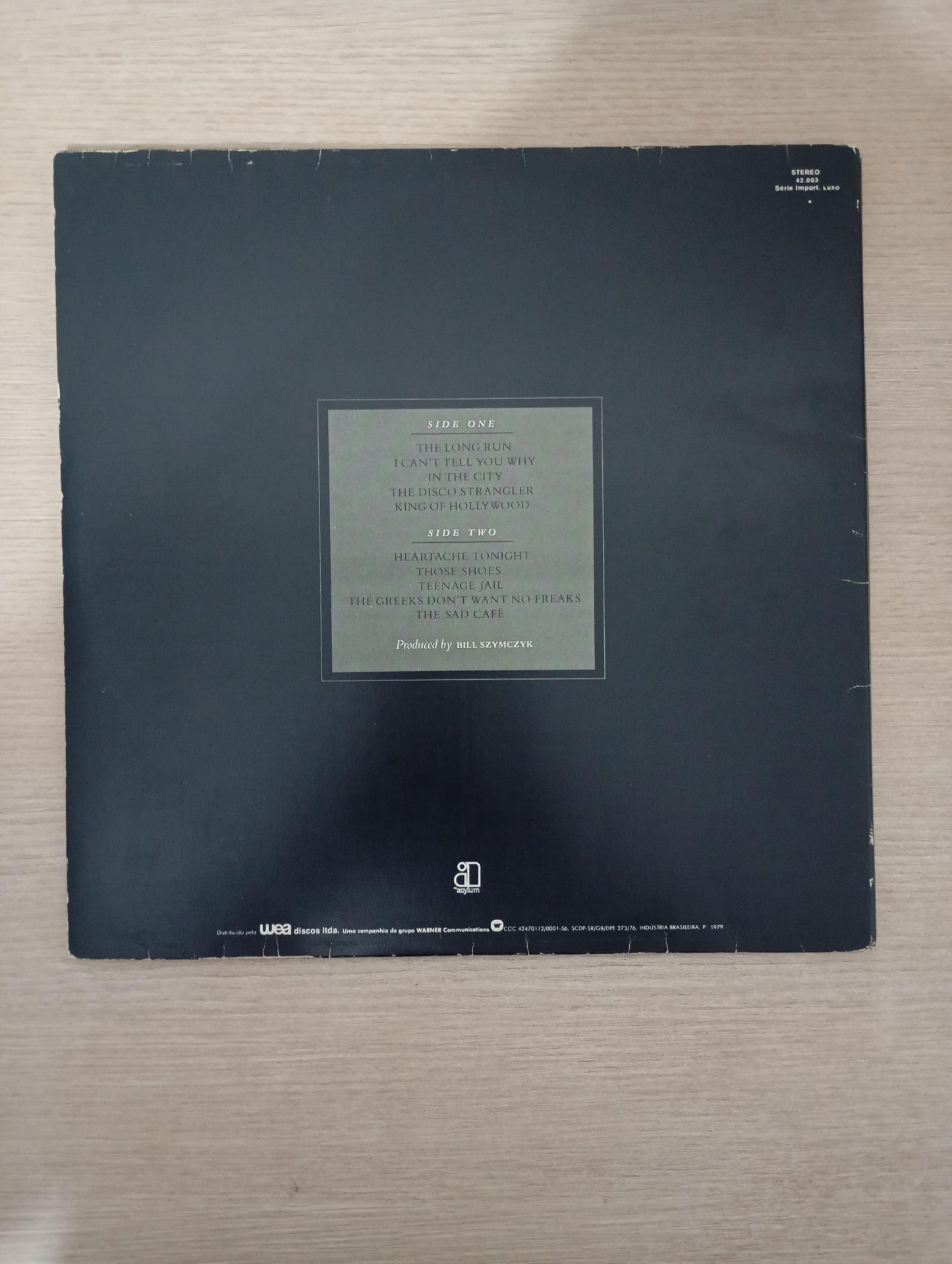Lp Vinil Eagles The Long Run Capa Dupla Com Encarte