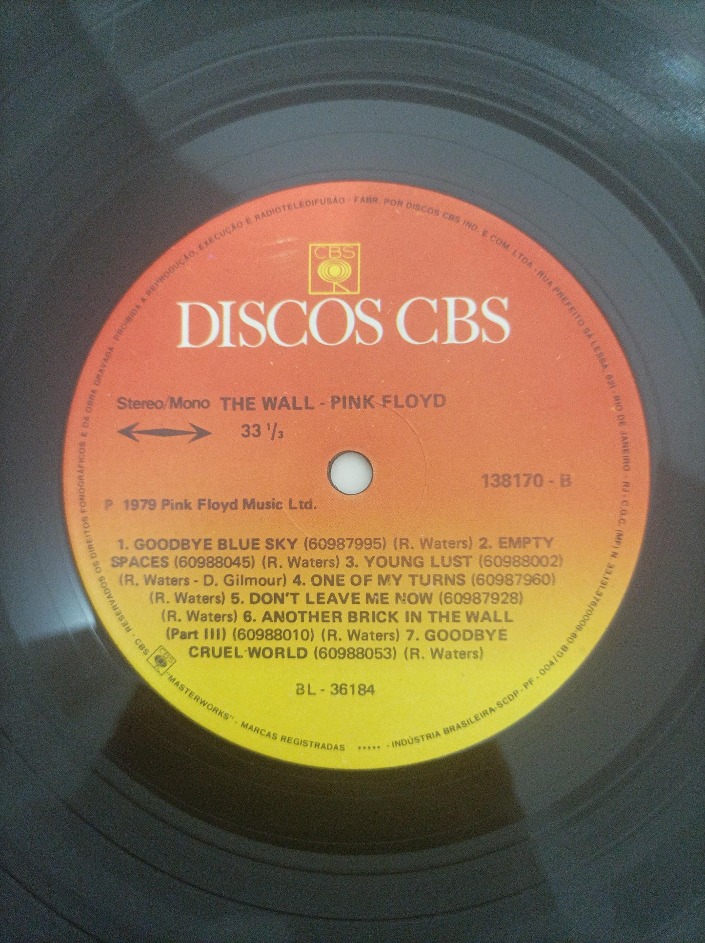 Lp Vinil Pink Floyd The Wall Duplo Com Encartes