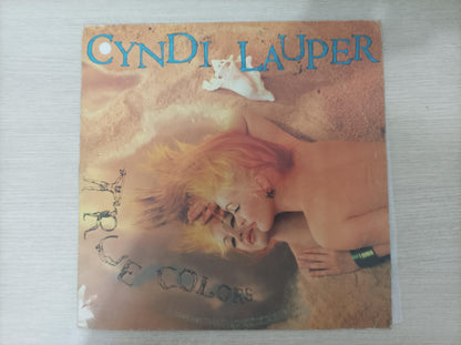 Lp Vinil Cyndi Lauper True Colors Com Encarte
