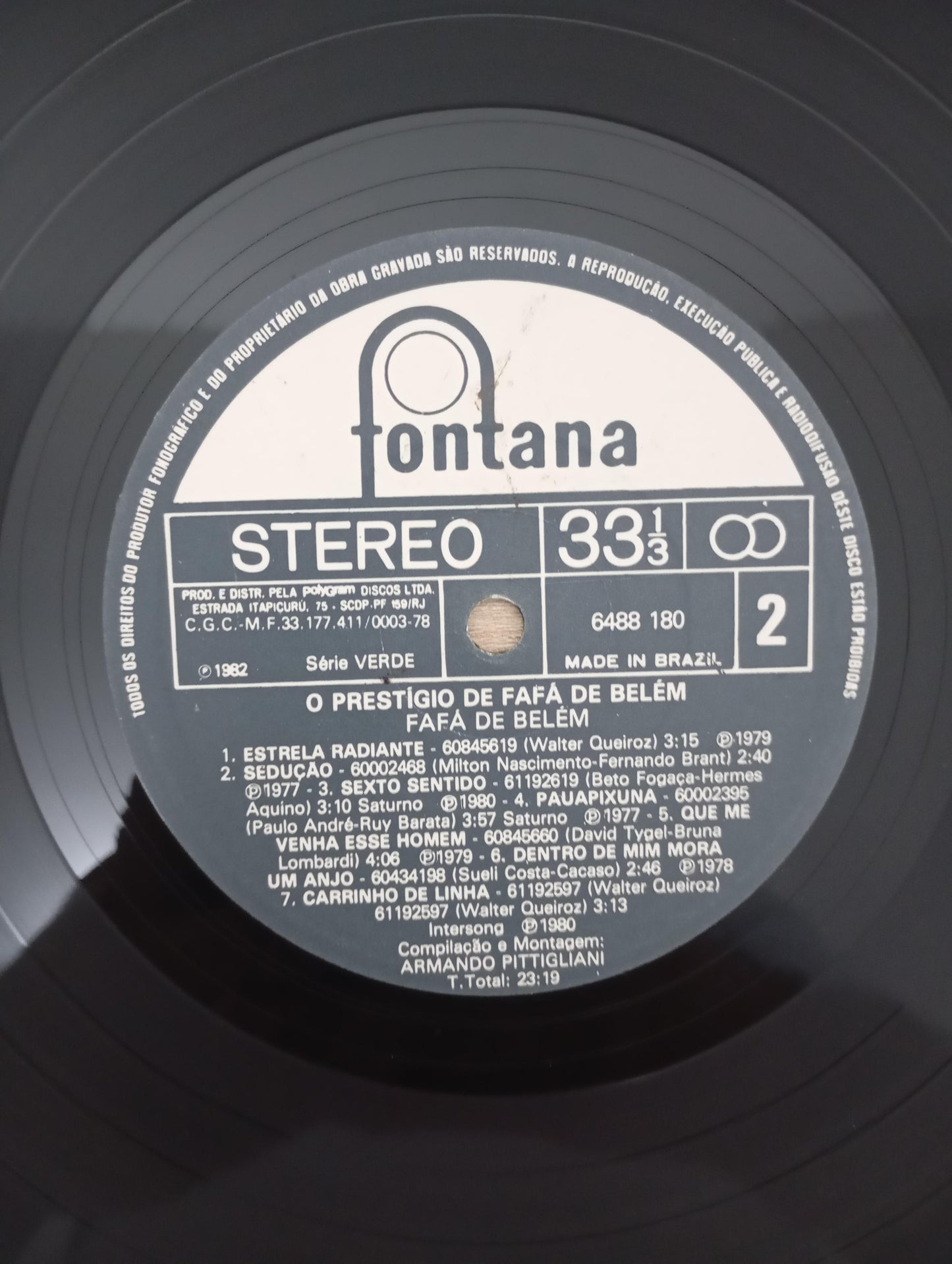 Lp Vinil Fafá De Belém O Prestígio De Fafá De Belém