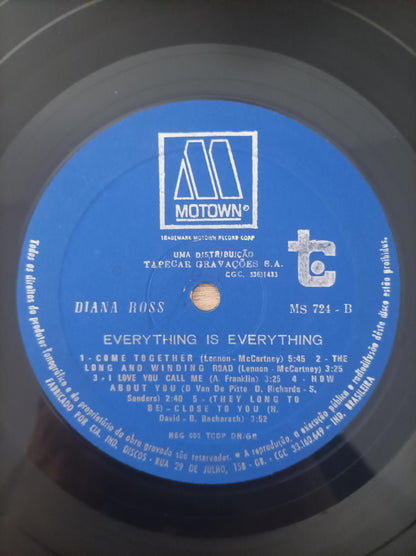 Lp Vinil Diana Ross Everything Is Everything