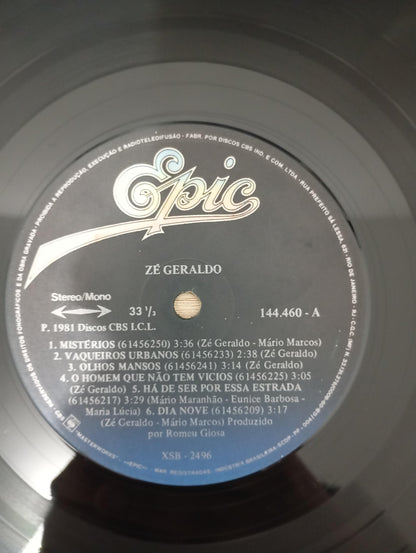 Lp Vinil Zé Geraldo 1981