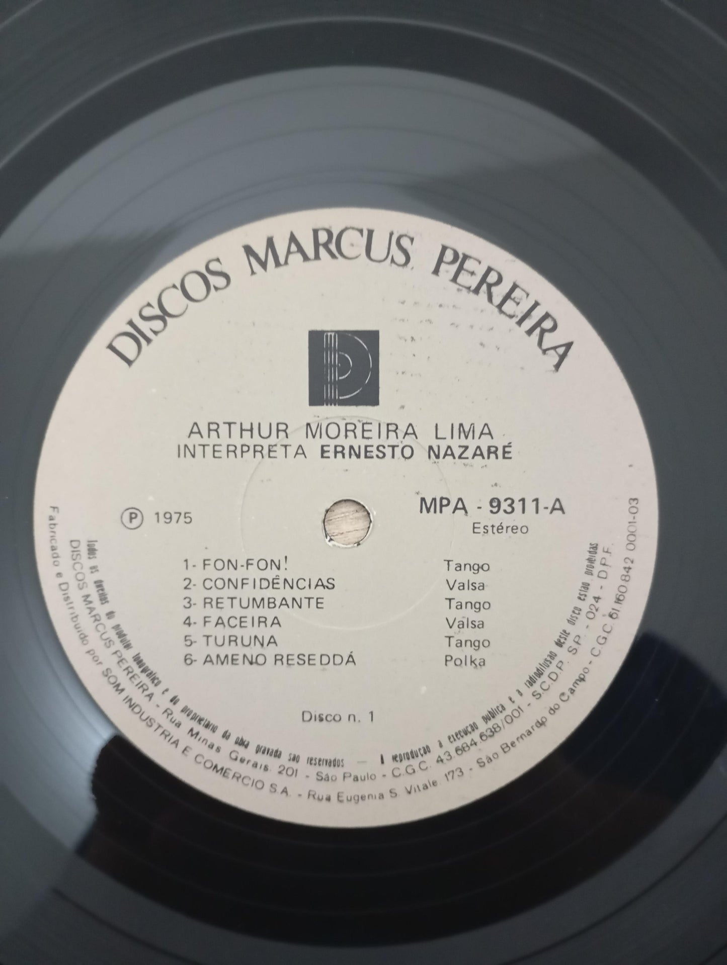 Lp Vinil Arthur Moreira Lima Ernesto Nazareth Duplo