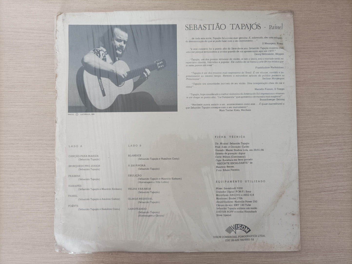 Lp Vinil Sebastião Tapajós Painel