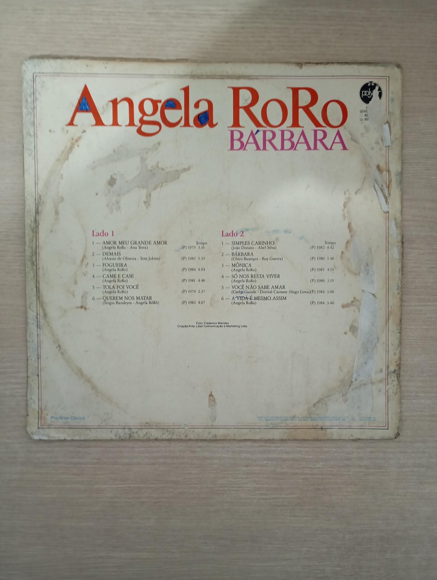 Lp Vinil Angela Ro Ro Barbara