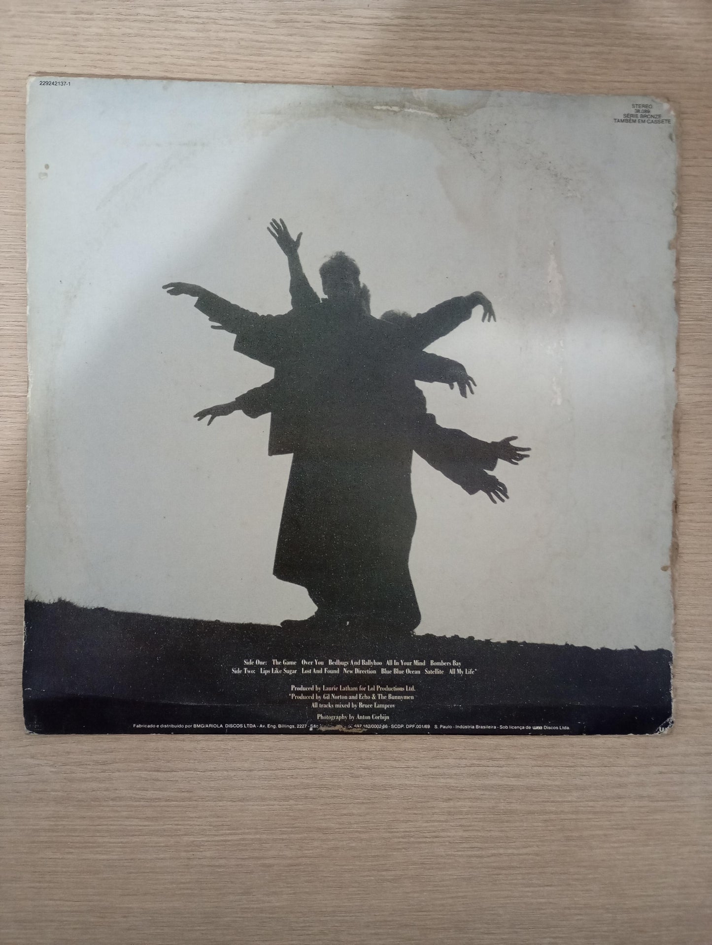 Lp Vinil Echo & The Bunnymen 1987 Com Encarte