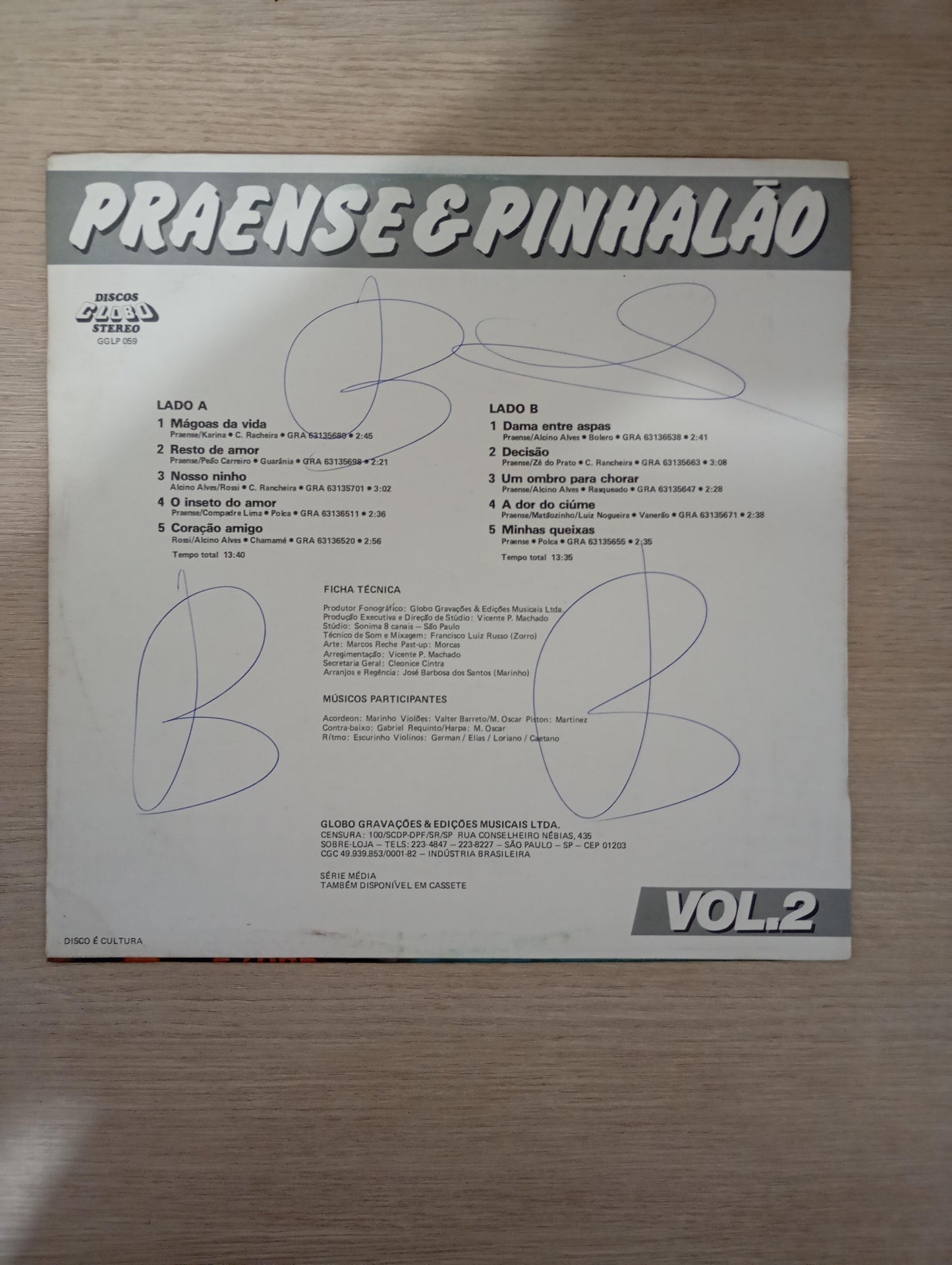 Lp Vinil Praense & Pinhalão Vol. 2