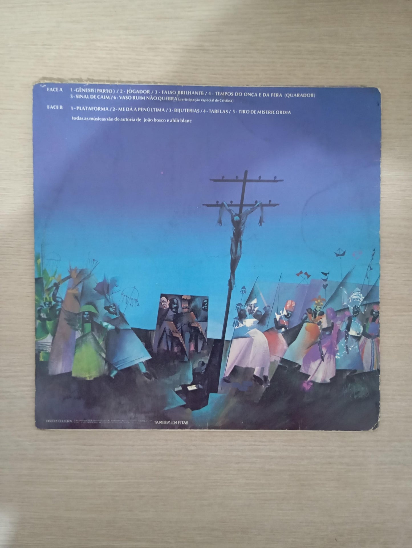 Disco Vinil Tiro De Misericórdia João Bosco Com Encarte A