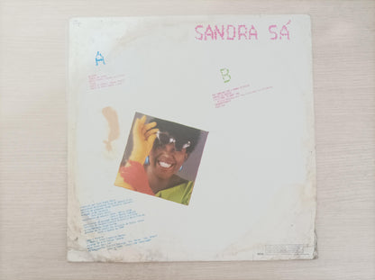 Lp Vinil Sandra De Sá 1984 Com Encarte