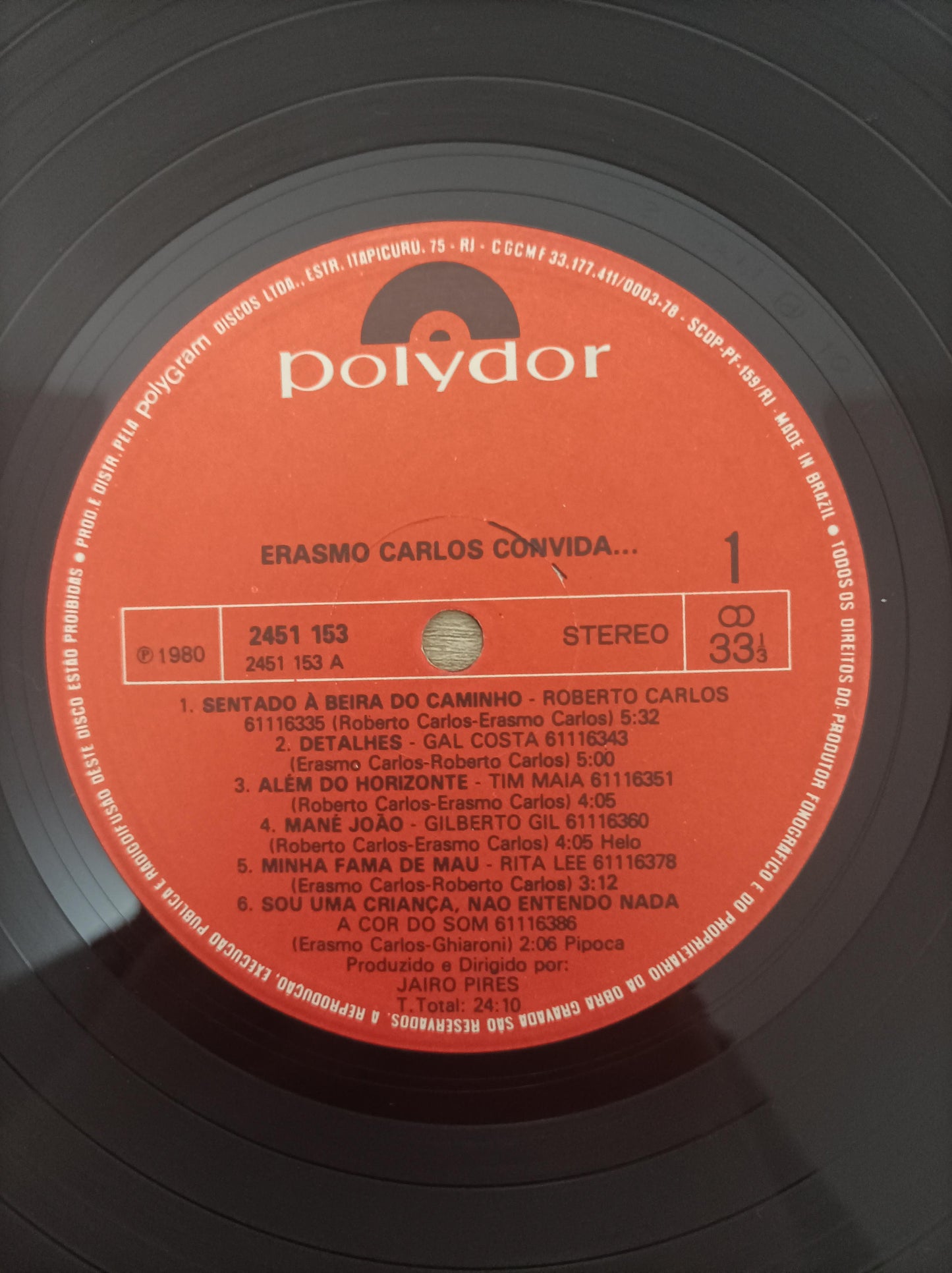 Lp Vinil Erasmo Carlos Convida...