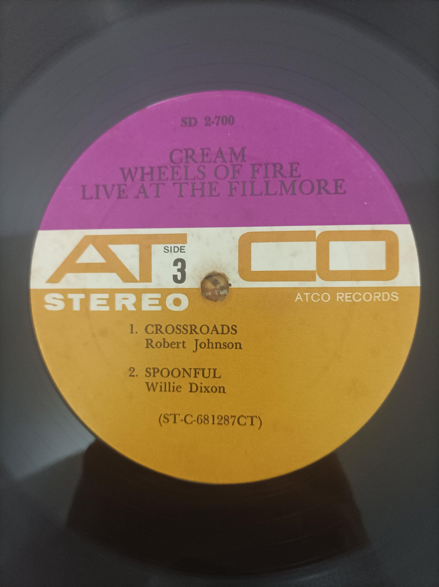 Lp Vinil Cream Wheels Of Fire Duplo Com Encarte Importado