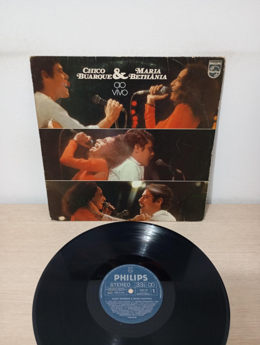 Disco Vinil Ao Vivo Chico Buarque & Maria Bethânia A