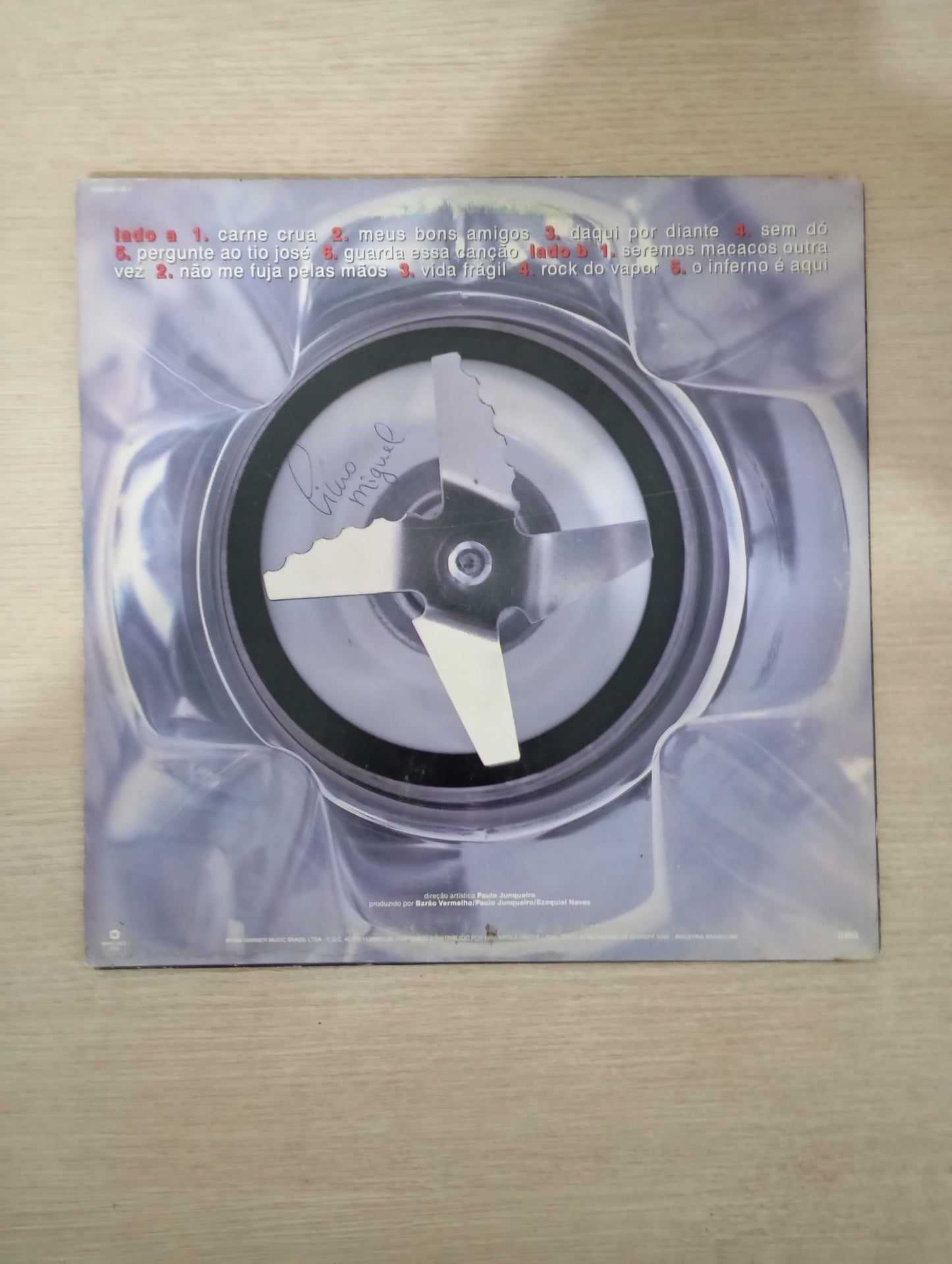 Lp Vinil Barão Vermelho Carne Crua Com Encarte