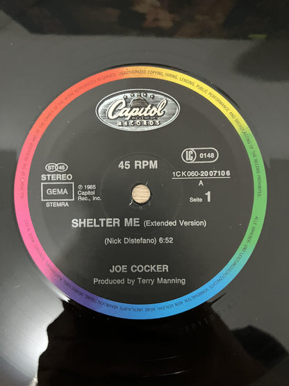 Lp Vinil Joe Cocker Shelter Me Extended Edition Importado