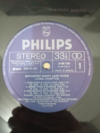 Lp Vinil Lionel Hampton Saturday Night Jazz Fever