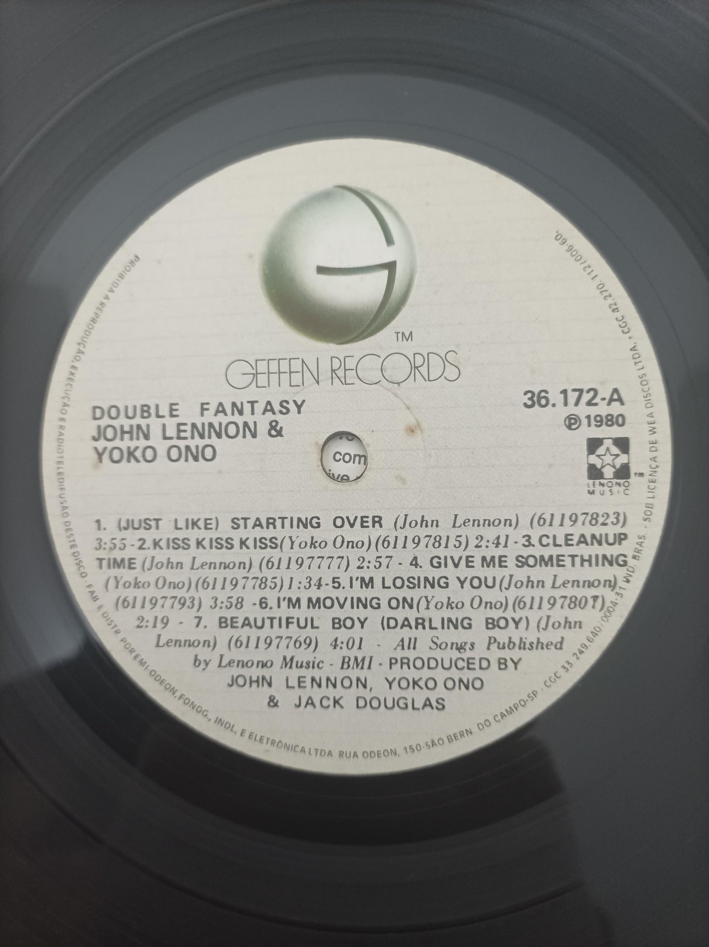 Disco Vinil Double Fantasy John Lennon & Yoko Ono C/ Encarte