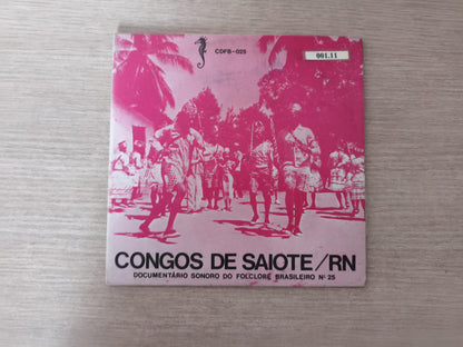 Compacto Vinil Folclore Brasileiro 25 Congos De Saiote / RN