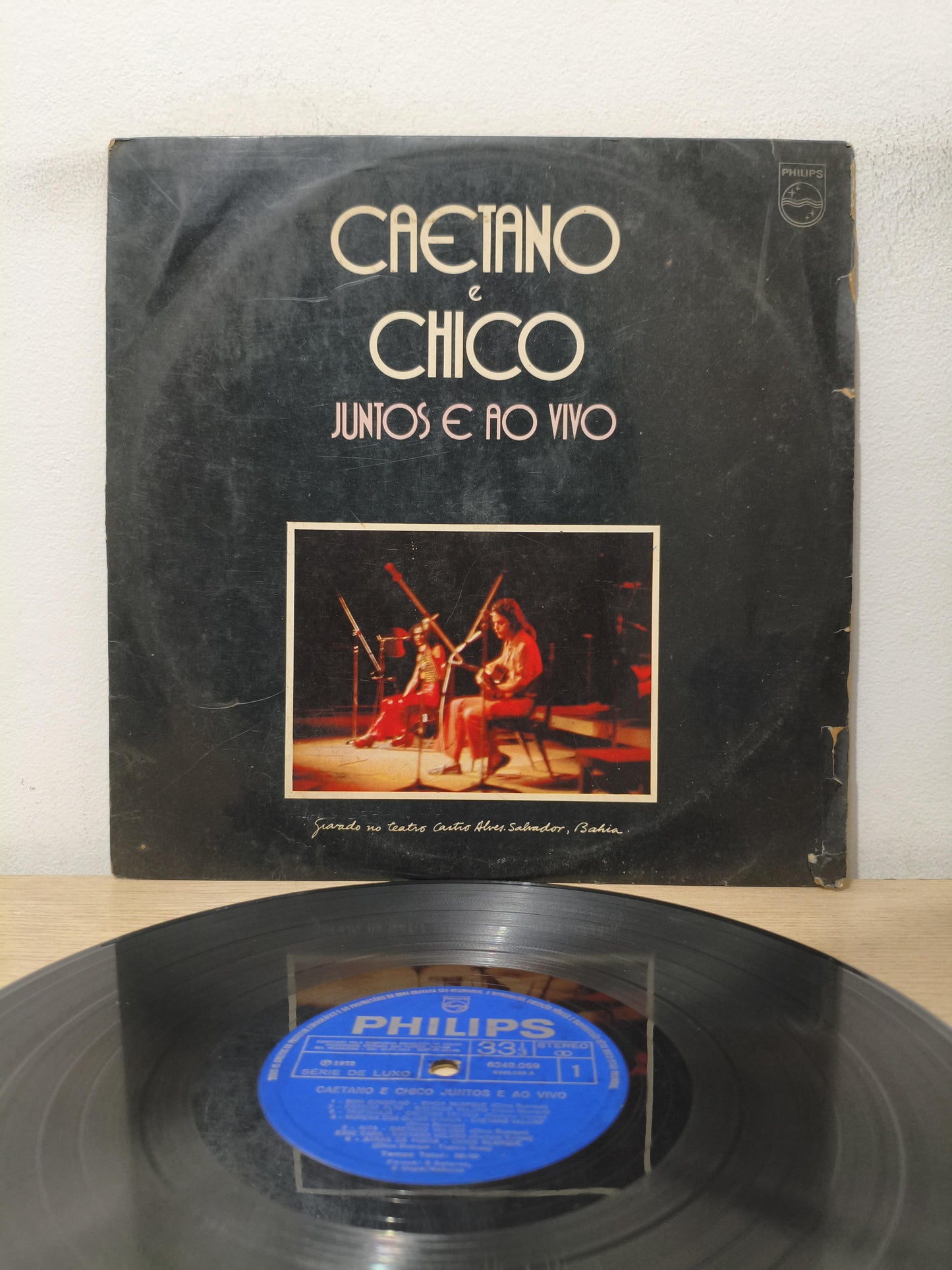 Lp Vinil Caetano Veloso & Juntos E Ao Vivo