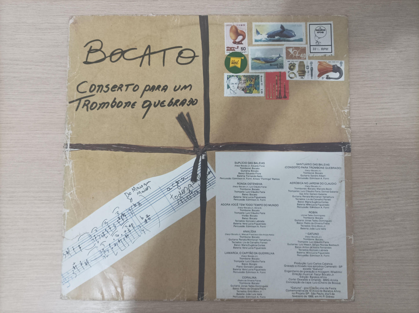 Lp Vinil Bocato Conserto Para Um Trombone Quebrado