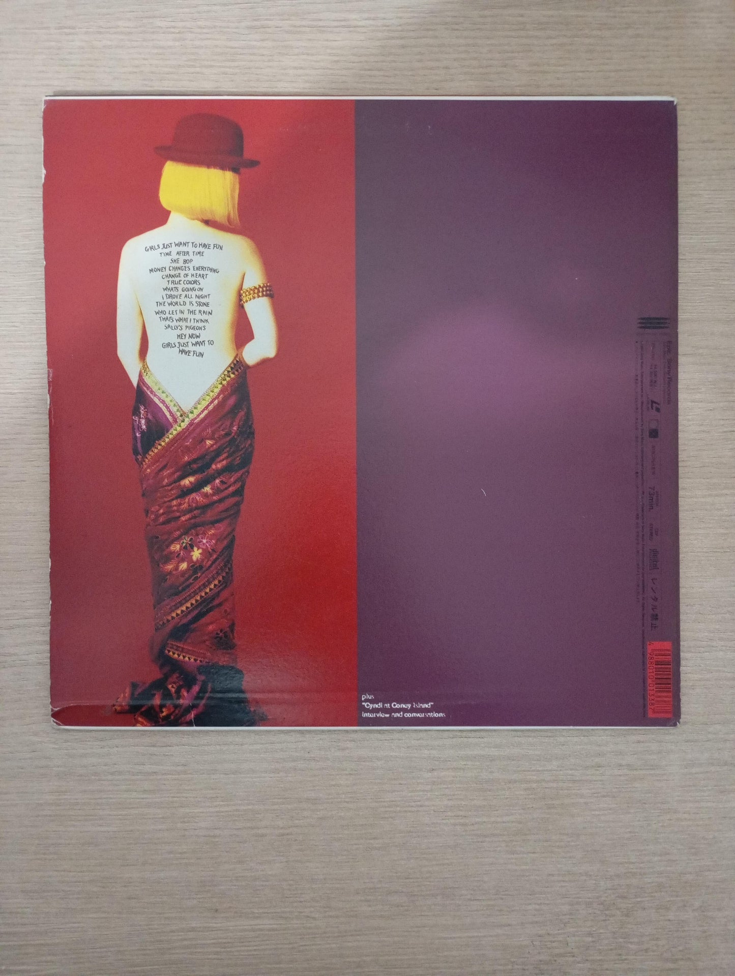 LD LaserDisc Cyndi Lauper Twelve Deadly Cyns Japão Importado