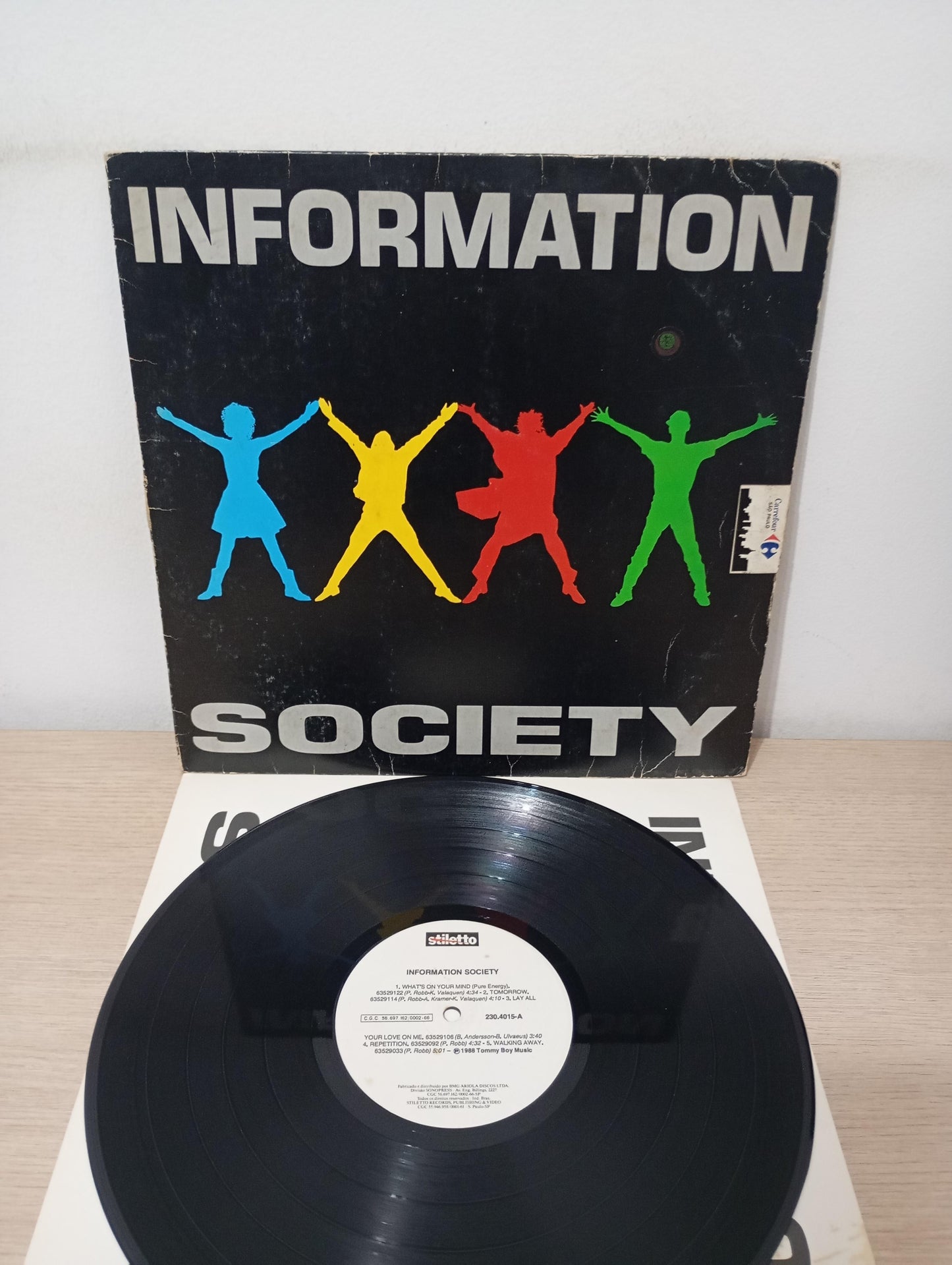 Lp Vinil Information Society 1988 Com Encarte