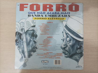 Lp Vinil Banda Umbuzada Forró Que Não Acaba Mais