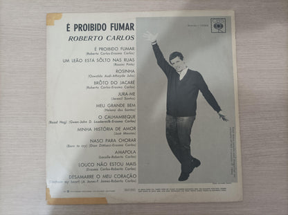 Lp Vinil Roberto Carlos É Proibido Fumar