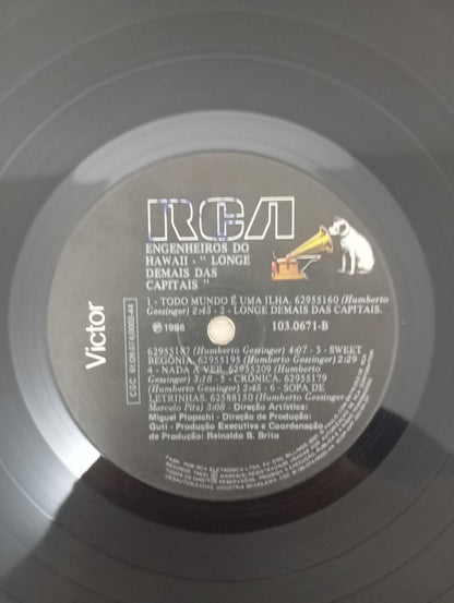 Lp Vinil Engenheiros Do Hawaii Longe Demais Das Capitais