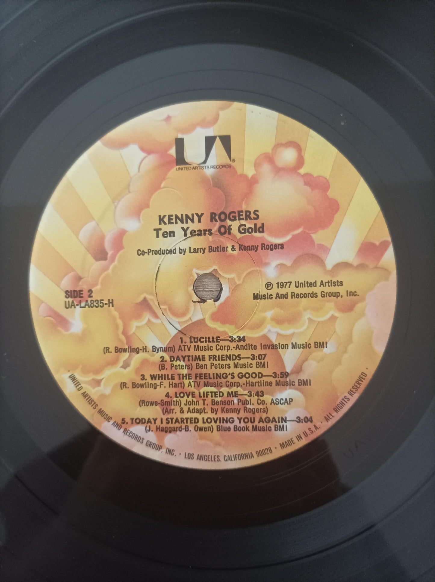 Lp Vinil Kenny Rogers Ten Years Of Gold Importado