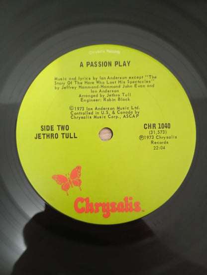 Lp Vinil Jethro Tull A Passion Play Capa Dupla Importado