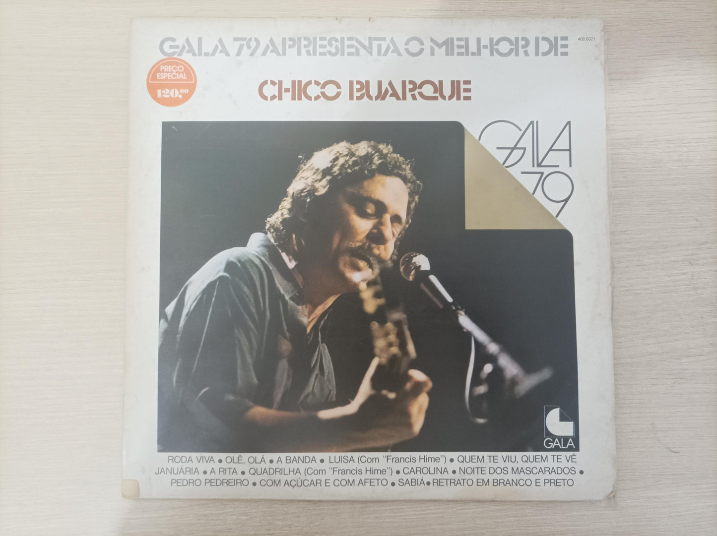 Disco Vinil Gala 79 Apresenta O melhor de Chico Buarque A