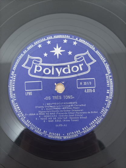 Lp Vinil Os Três Tons 1963