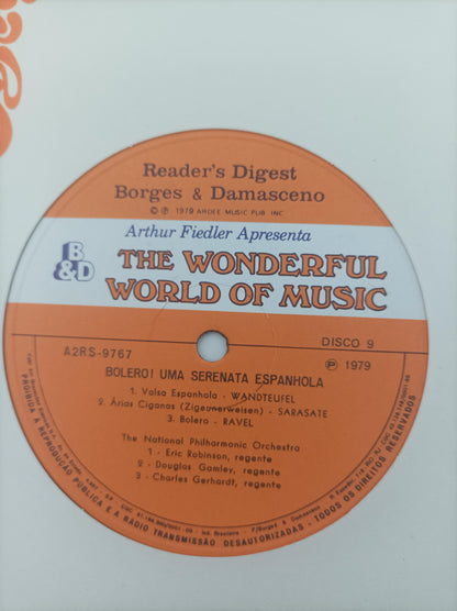 Lp Vinil Arthur Fiedler Wonderful World of Music C/ Encartes