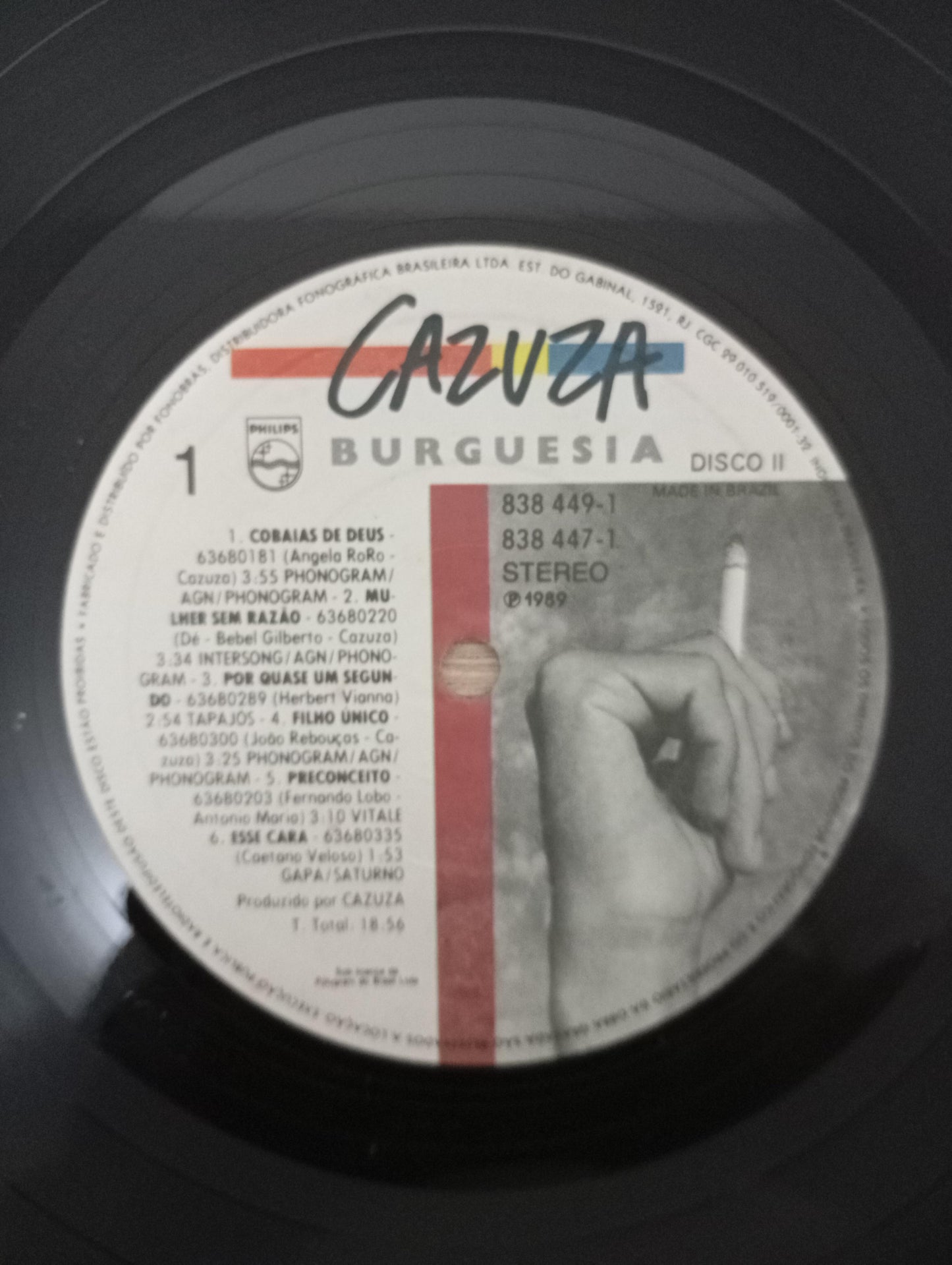 Lp Vinil Cazuza Burguesia Duplo Com Encartes