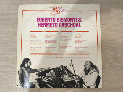 Lp Vinil Egberto Gismonti & Hermeto História MPB Capa Dupla