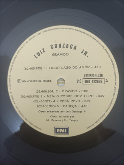 Lp Vinil Gonzaguinha Grávido Com Encarte