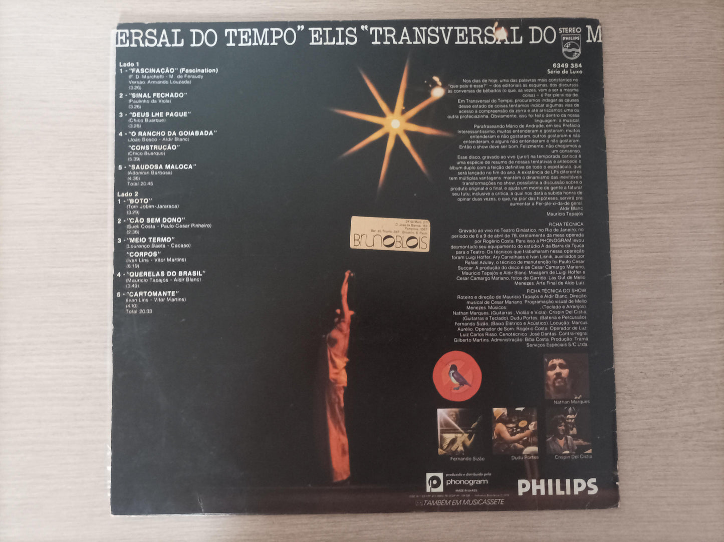 Lp Vinil Elis Regina Transversal Do Tempo