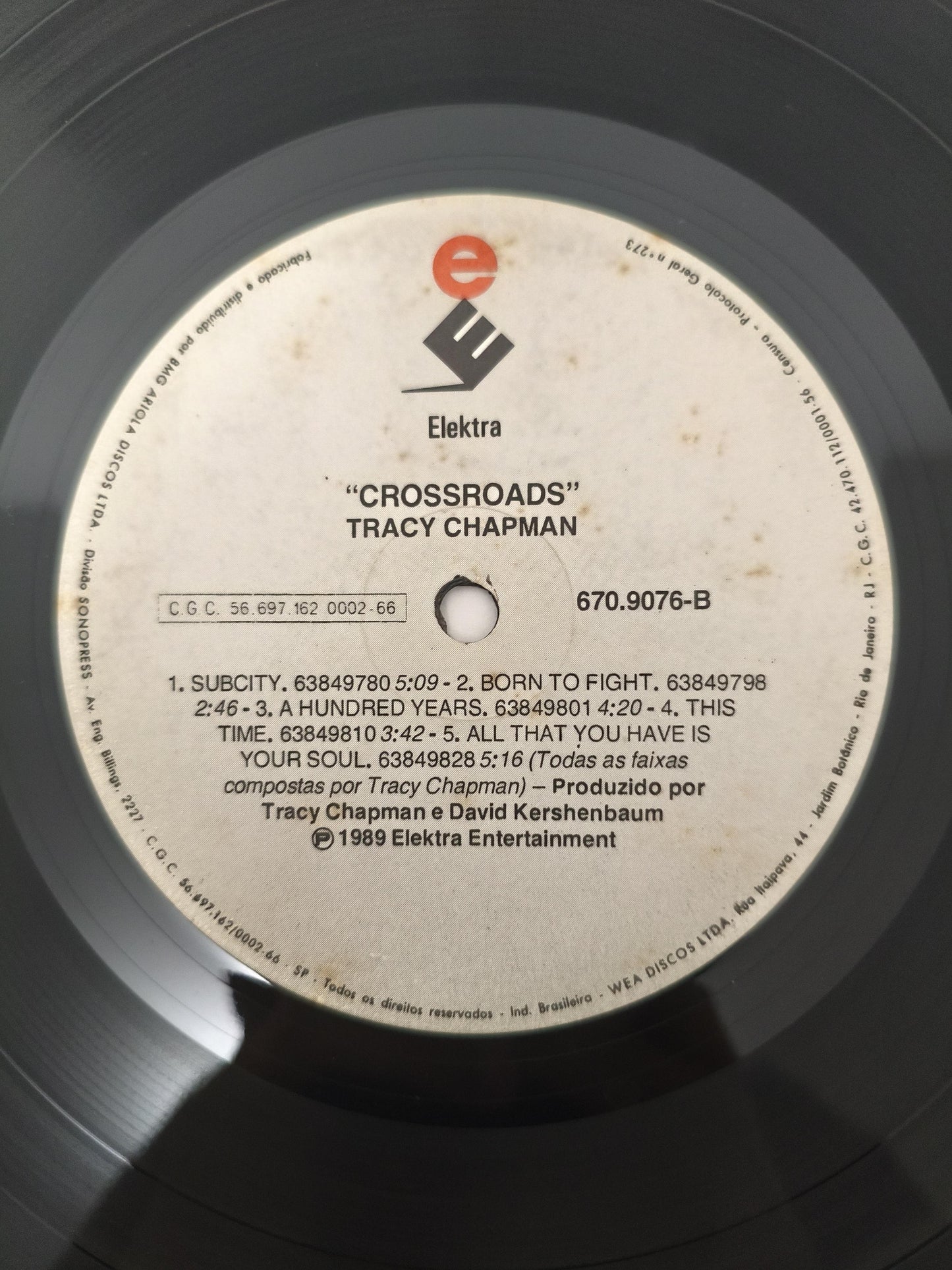 Lp Vinil Tracy Chapman Crossroads Com Encarte