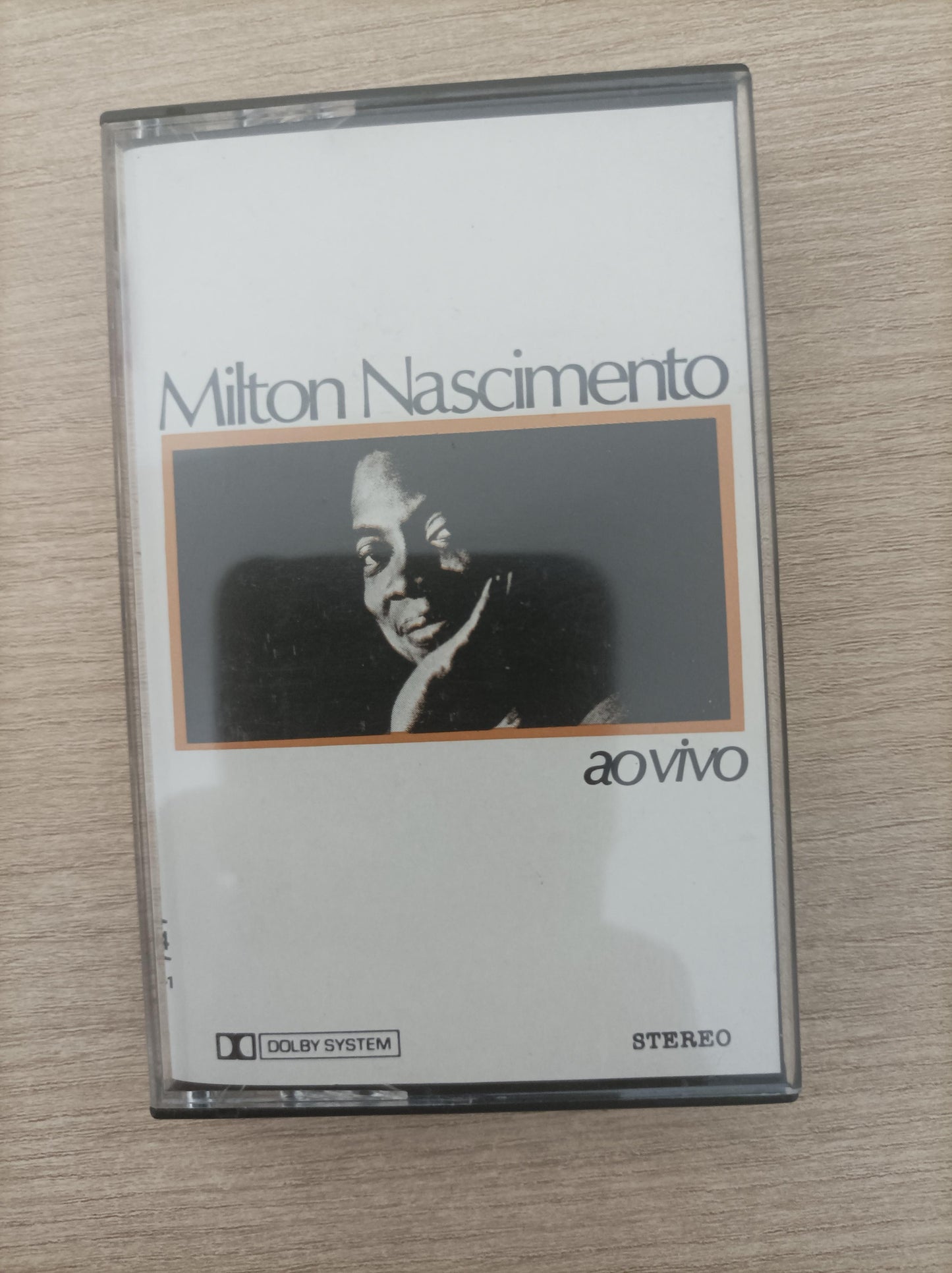 Fita K7 Cassete Milton Nascimento Ao Vivo