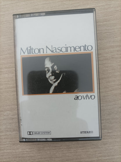 Fita K7 Cassete Milton Nascimento Ao Vivo