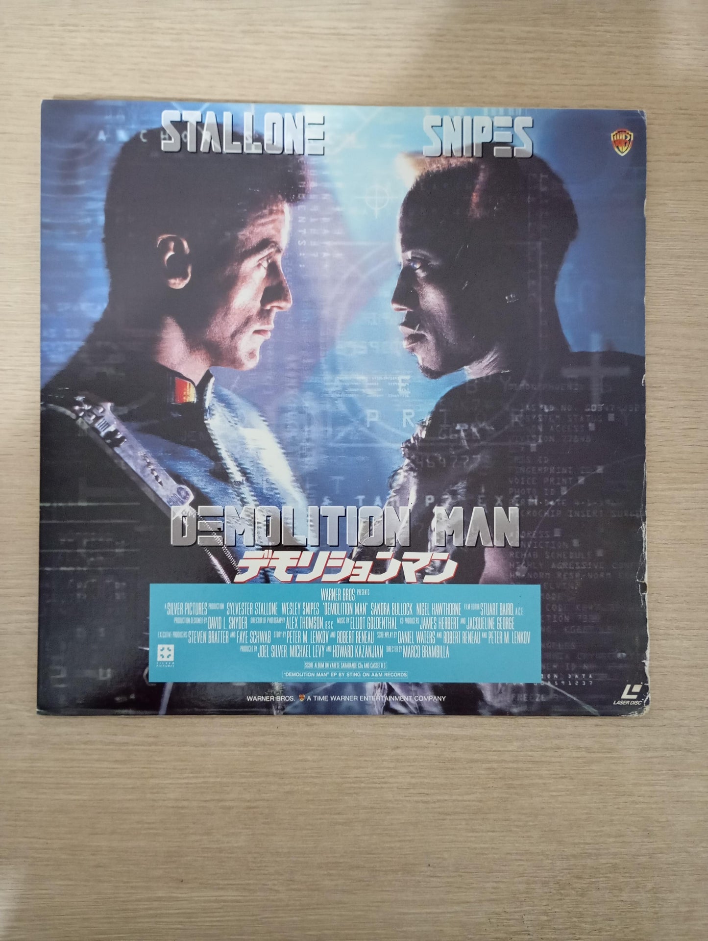 LD LaserDisc Stallone Snipes Demotion Man Import Japao